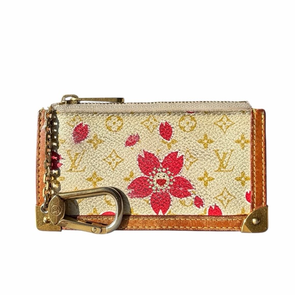 Louis Vuitton Murakami Cherry Blossom Coin Pouch / Key Pouch – Collector Piece